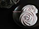 Meringues en forme de roses au thermomix ou sans