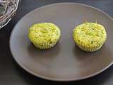 Muffins de polenta au chèvre et aux courgettes au thermomix ou sans