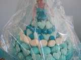 Poupée barbie Elsa en bonbons – Sweet Table Anniversaire Reine des neiges