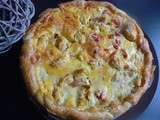 Quiche au poulet, poivron et colombo (au thermomix ou sans)