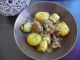 Tajine d’agneau aux pommes de terre et aux artichauts