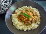 Tajine d'agneau aux tomates et oignons  maklouf 