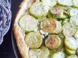 Tarte tatin courgettes et chèvre au thermomix ou sans