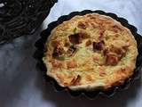 Tartelettes à la fondue de poireaux au miel sur une pâte brisée au pavot au thermomix