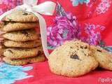 Cookies # pépites de chocolat noir et cranberries #