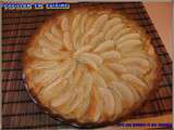 Tarte aux pommes et aux amandes