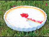 Tarte aux groseilles amandes et meringue