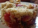 Que faire avec des griottes ? #2 : un crumble aux griottes