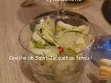 Ceviche de Saint-Jacques au fenouil