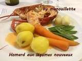 Homard aux légumes nouveaux