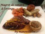 Magret de canard à l'orange