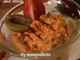 Mousse de tomates confites aux olives