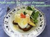 Oeufs pochés aux pointes d'asperges