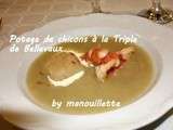 Potage de chicons à la Triple de Bellevaux