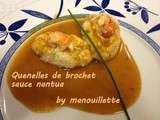 Quenelles de brochet sauce nantua