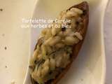 Tartelettes de Carélie aux herbes et au bleu