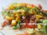 Wrap crevettes-mangue