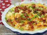 Purée Gratinée au Cheddar et Bacon #Thermomix