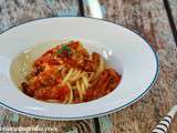 Spaghetti alla Chitarra aux Tomates semi-confites