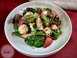 Salade de fraises au fromage frais