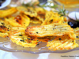 Chips de pommes de terre croustillantes au four