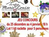 Concours jouez et gagnez 1 kit de raclette pour 5 personnes