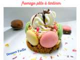 Dessert facile - Charlotte (revisitée) aux macarons et crème fouettée / mascarpone / fromage blanc / pâte à tartiner et spéculos