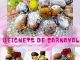 Facile de beignets de carnaval (sans toucher la pâte, les mains propres ,le top)