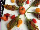 Fleurs de courges farcies