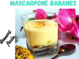 Mousse crème mascarpone - bananes /banoffee