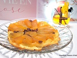 Tarte tatin pommes raisins secs