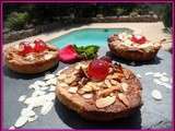 Tartelettes a la creme d'amande , noisette