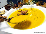 Velouté de châtaigne, noisettes et curcuma