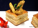 Vol au vent au poulet sauce coco