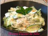 Salade de courgettes fraîcheur