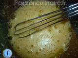 Gâteau aux poires et aux pommes - Chaque étape en photo