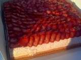 Entremet fraise citron