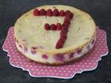 Cheesecake aux framboises