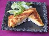 Crêpes panées au jambon et à la béchamel