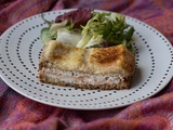 Croque tablette au saumon fumé