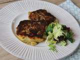 Galettes aux pommes de terre et à la viande hachée