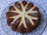 Gâteau aux pommes et à la noix de coco