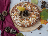 Gâteau moelleux poires amandes et chocolat