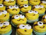 Macarons à la vanille  Minions 