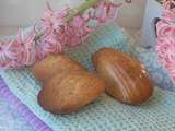 Madeleines à la vanille et aux amandes