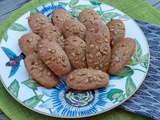 Madeleines saveur vanille, aux pignons de pin