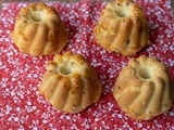 Mini Kouglofs salés Comté et Noisettes