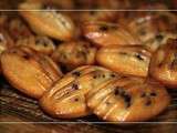 Mini madeleines à la clémentine et aux pépites de chocolat