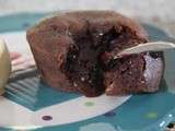 Moelleux au chocolat, coeur coulant (recette Tupperware)