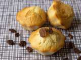 Muffins aux raisins secs